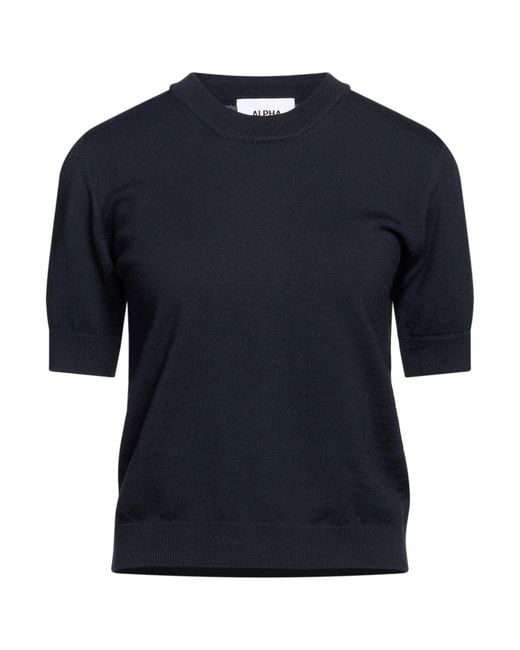 Alpha Studio Blue Sweater Merino Wool