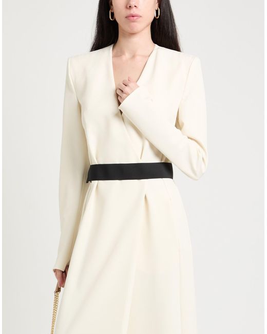 ALESSANDRO VIGILANTE White Midi-Kleid