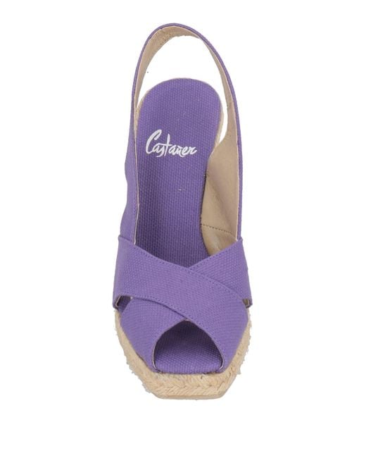 Castaner Purple Lilac Espadrilles Textile Fibers