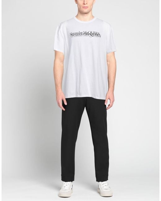 McQueen White T-Shirts for men