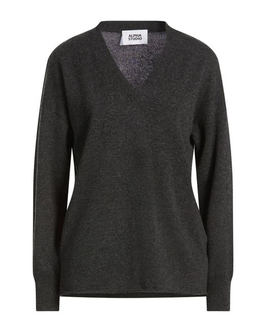 Alpha Studio Black Jumper