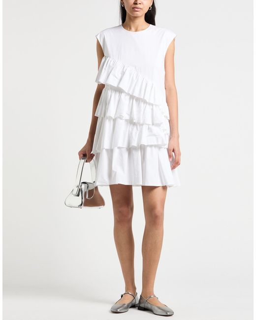 MSGM White Mini Dresses