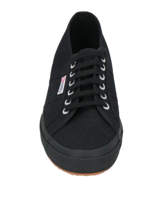 Superga Black Sneakers Textile Fibers for men