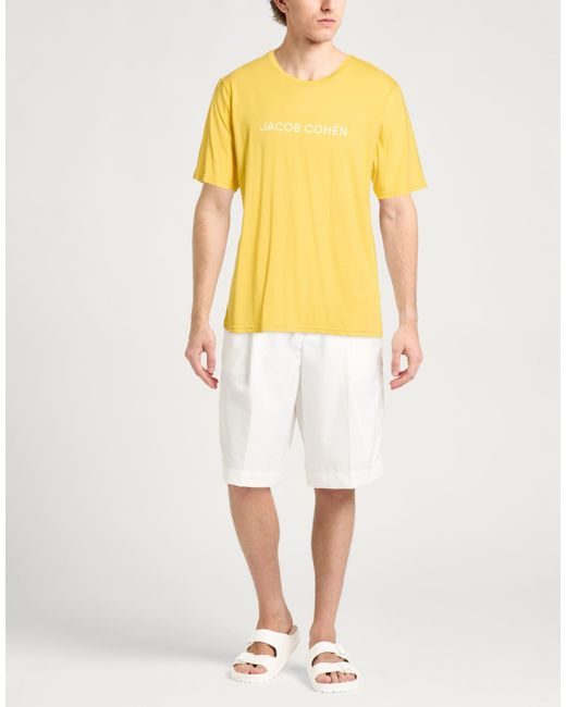 Jacob Cohen Yellow T-Shirt for men