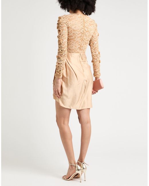 Elisabetta Franchi Natural Midi-Kleid