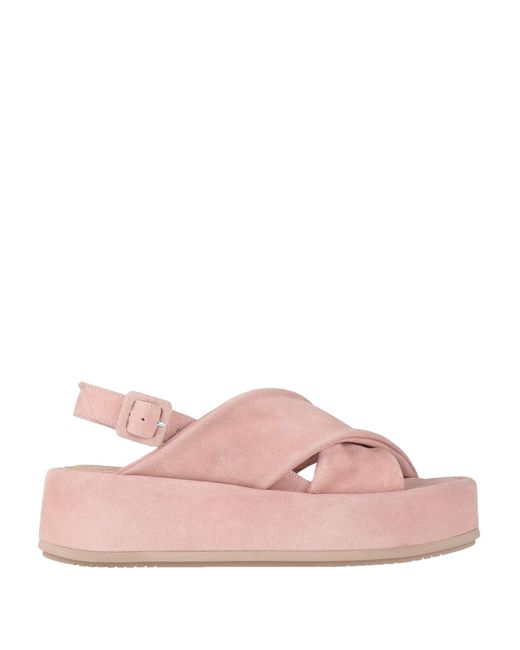 Paloma Barceló Pink Sandals Leather