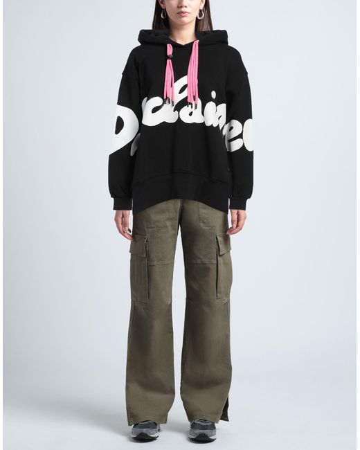 Sudadera DISCLAIMER de color Black