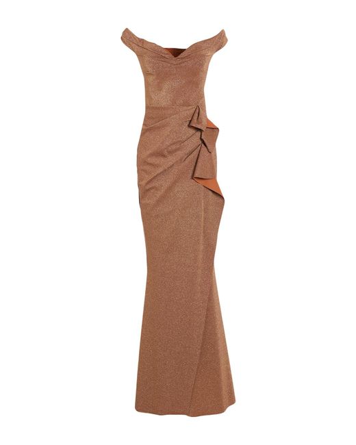 La Petite Robe Di Chiara Boni Brown Maxi Dresses
