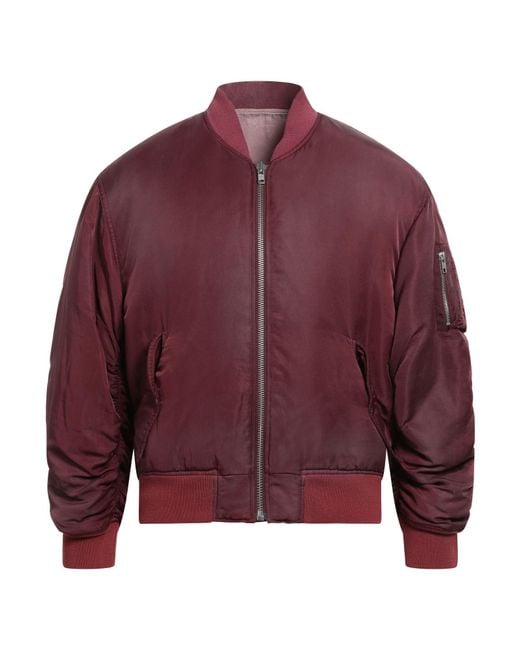 Magliano Red Burgundy Jacket Polyamide, Polyester for men