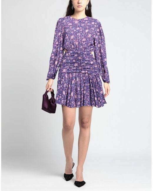 Maje Purple Mini Dress