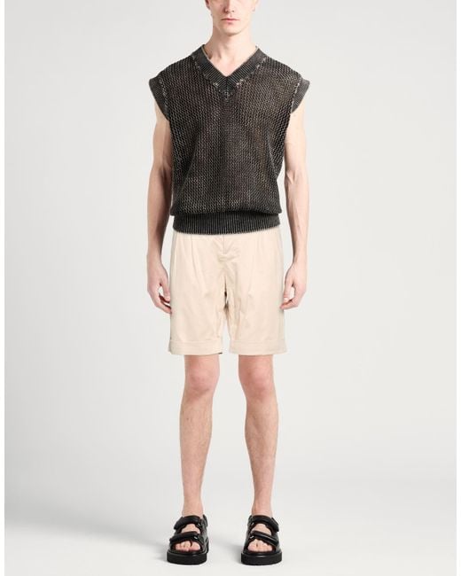 Liu Jo Natural Shorts & Bermuda Shorts Cotton, Elastane for men