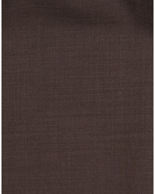 8pm Brown Chocolate Top Polyester, Wool, Elastane