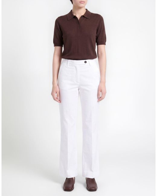 Massimo Alba White Trouser