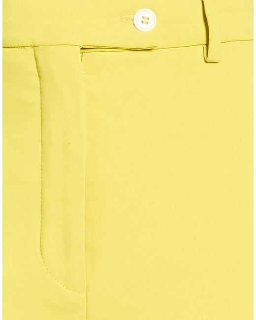 Beatrice B. Yellow Pants Viscose, Elastane