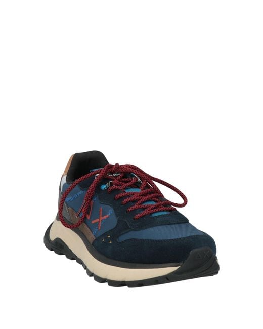 Sun 68 Blue Trainers for men
