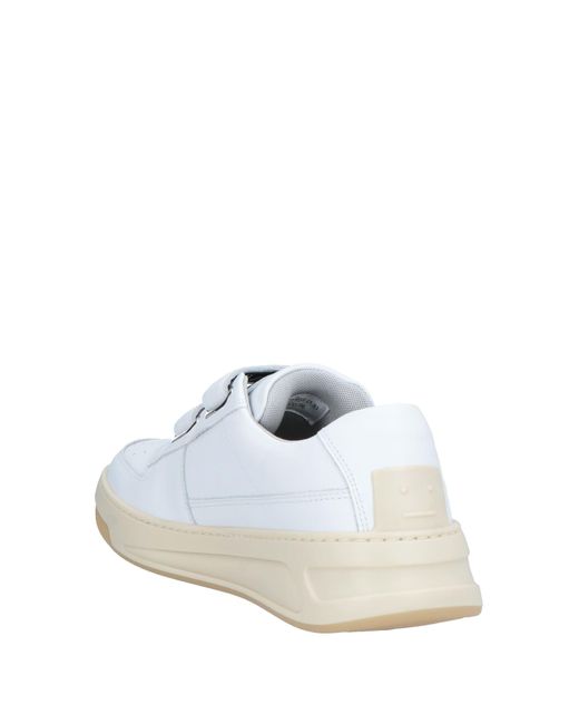 Acne White Trainers