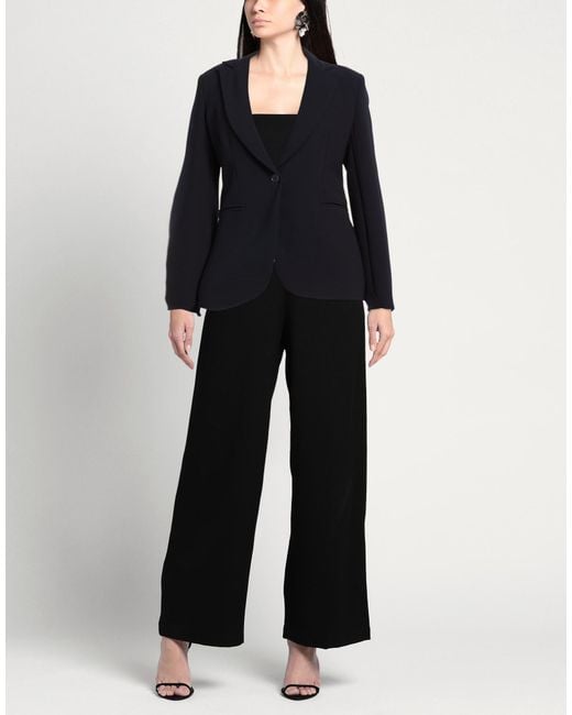 RUE DU BAC Black Blazer Polyester, Elastane