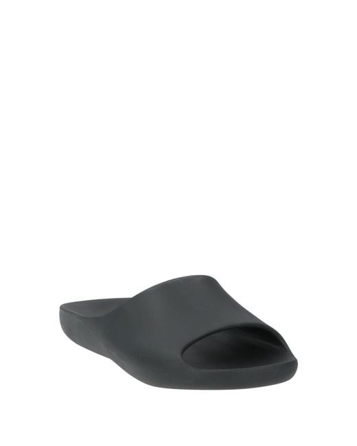 The Row Black Sandals Rubber