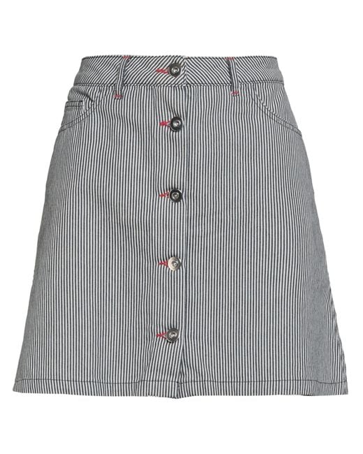 Maison Kitsuné Gray Mini Skirts