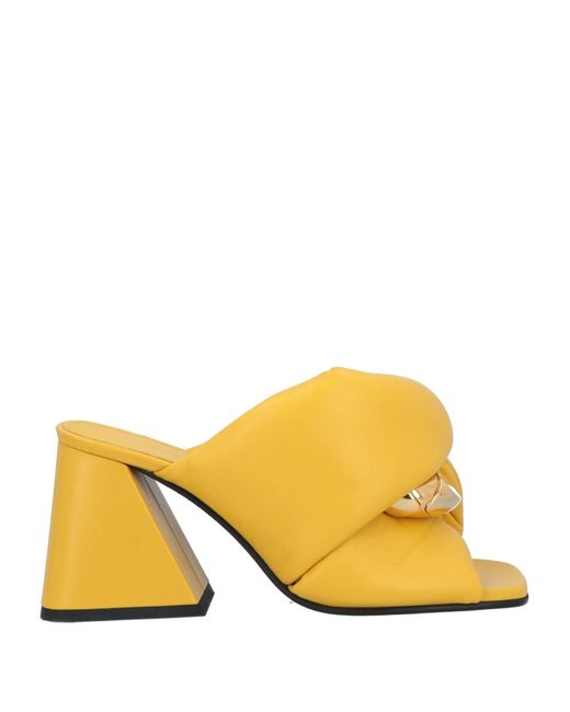 J.W. Anderson Yellow Sandals