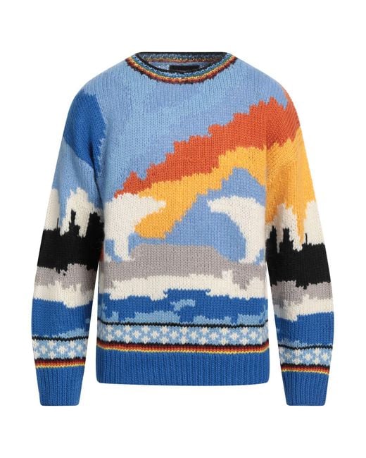 DSquared² Blue Jumper for men