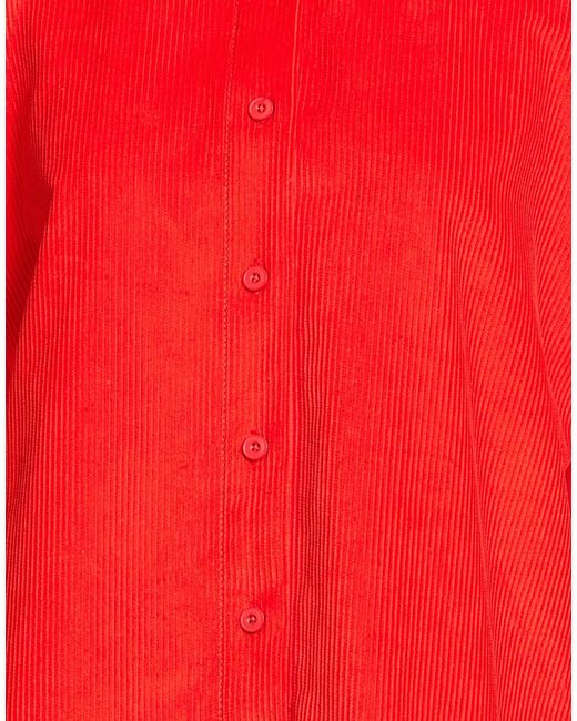 Closed Red Shirt Cotton