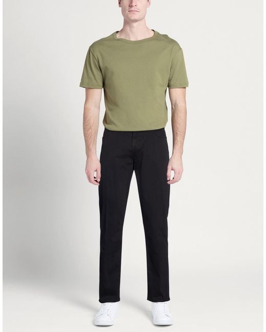 7 For All Mankind Blue Pants Cotton, Modal, Polyester, Elastane for men