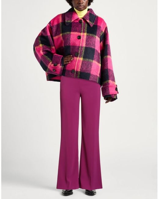 Pinko Purple Mauve Pants Polyester, Elastane