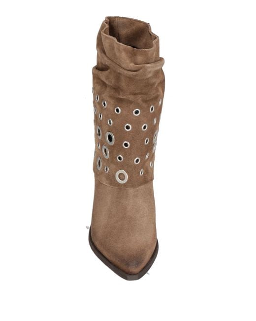 Ovyè Brown Ankle Boots