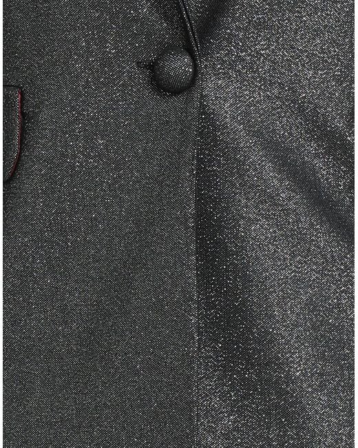 Cristinaeffe Black Blazer Polyester, Viscose, Elastane, Metal