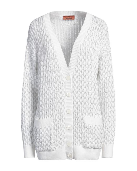 Missoni White Strickjacke
