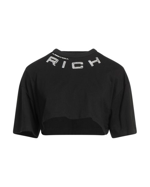 Alessandra Rich Black T-shirt
