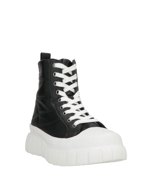 CafeNoir Black Ankle Boots Textile Fibers