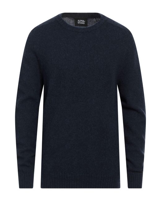 Pullover Alpha Studio de hombre de color Blue