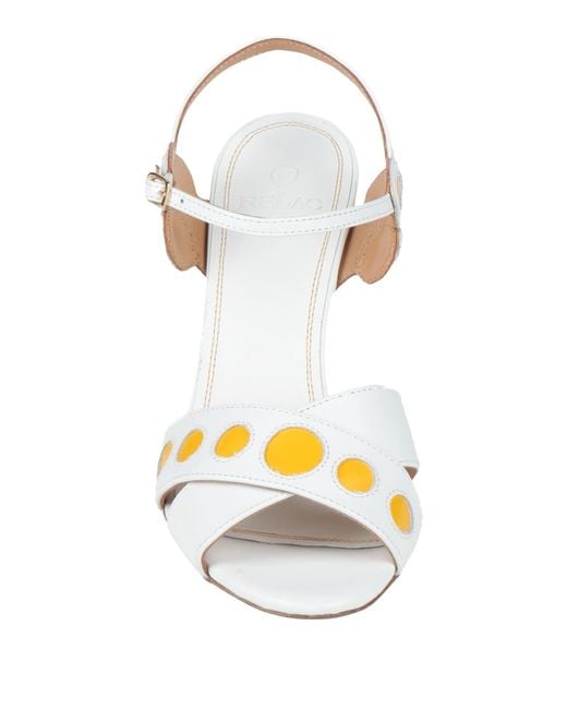 Relac Metallic Sandals Leather