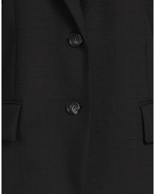 Sportmax Black Blazer Virgin Wool, Elastane