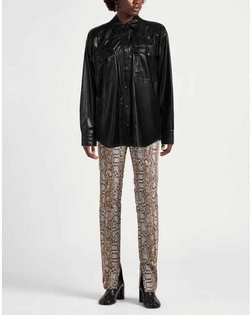 Isabel Marant Black Jacket Polyester, Polyurethane