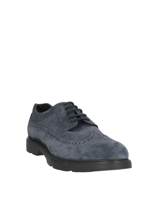Hogan Blue Lace-Up Shoes for men
