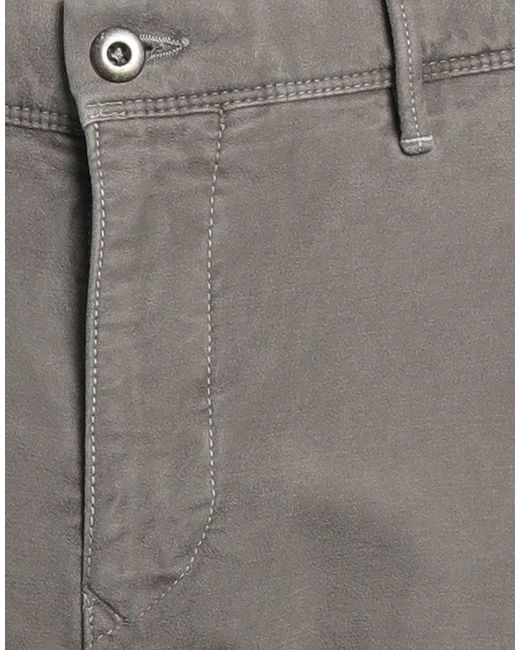 Incotex Gray Light Pants Cotton, Elastane for men