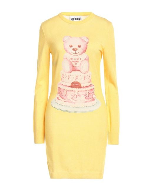 Moschino Yellow Mini Dress