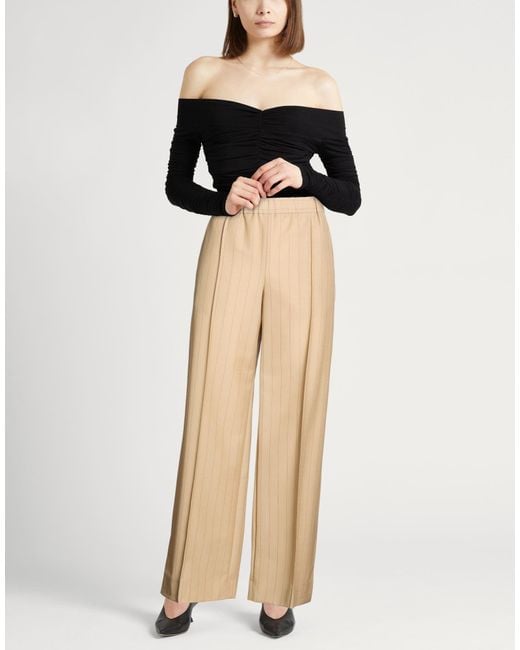 Jil Sander Natural Pants Wool, Mohair Wool