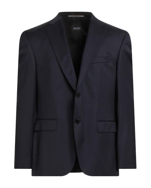 Boss Blue Midnight Blazer Virgin Wool for men