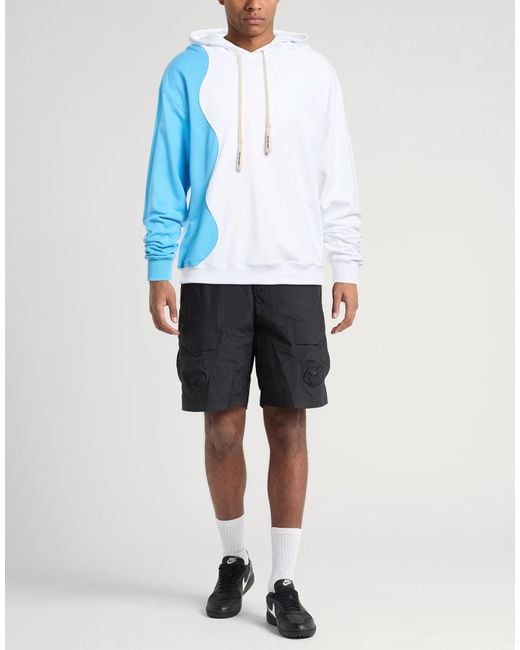 MSGM Blue Sweatshirt Cotton for men