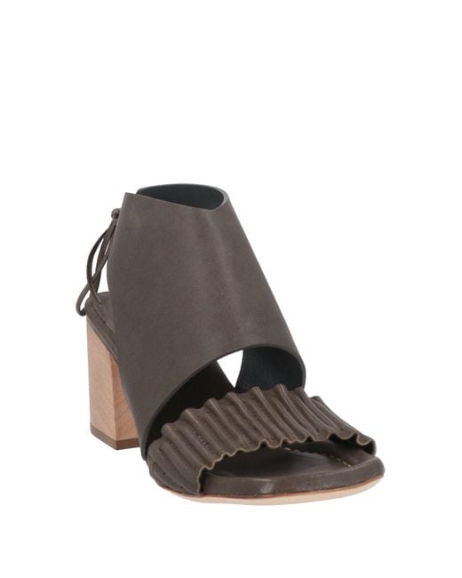 Malloni Gray Sandals