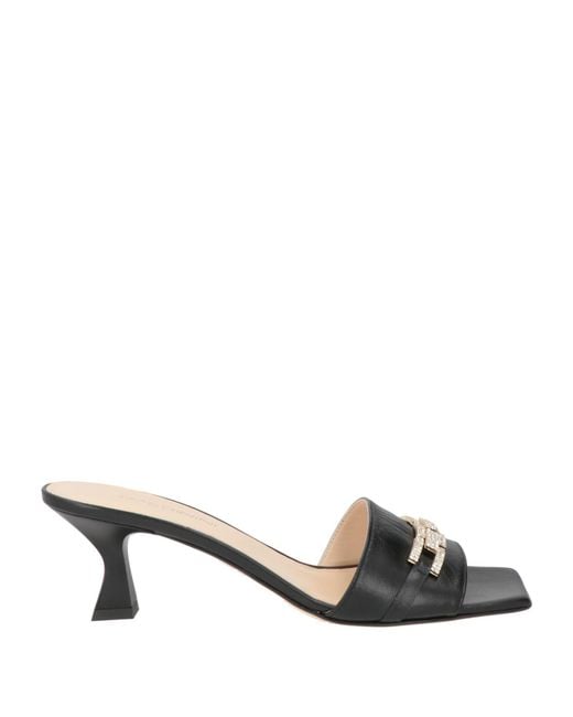 Baldinini Metallic Sandals Leather