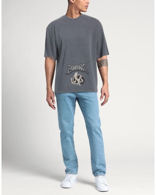 we11done Gray Slate T-Shirt Cotton for men