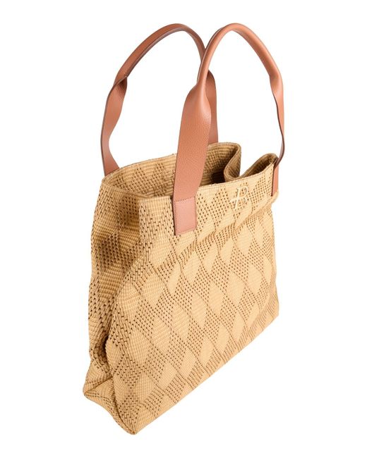 Ballantyne Natural Handbag Cotton, Viscose, Calfskin