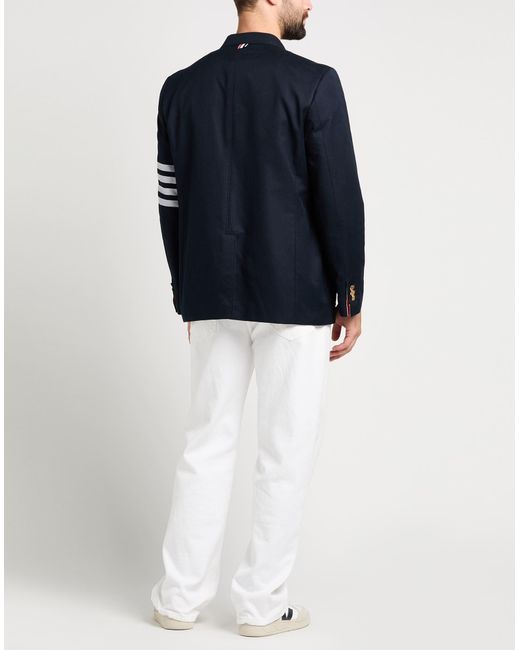 Thom Browne Blue Blazer Cotton for men
