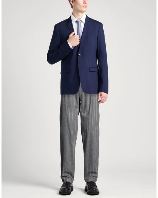 Eleventy Gray Pants Wool, Cashmere, Elastane for men