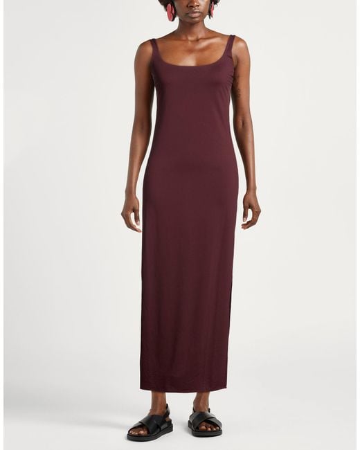Fisico Purple Chocolate Maxi Dress Polyamide, Elastane